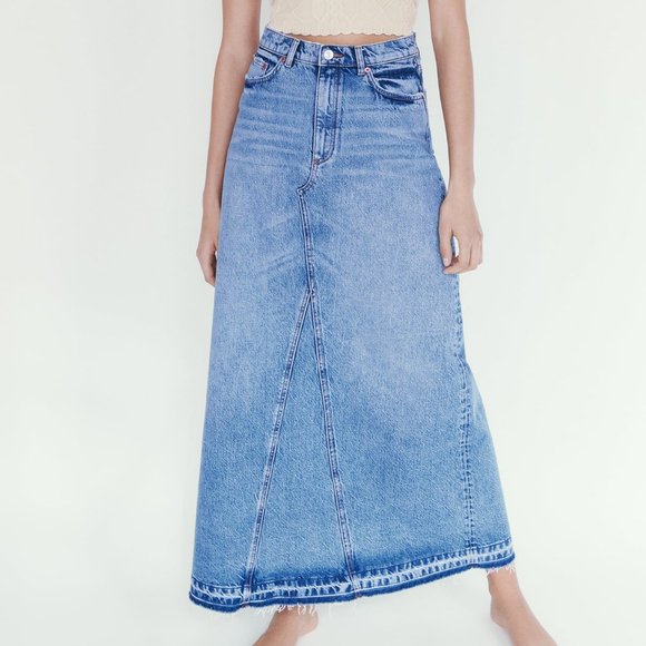 NWT Zara Skirt ZW Premium. The Long Skirt - Picture 1 of 11